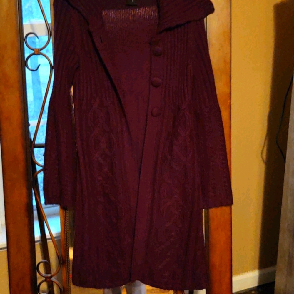 GUC purple cardigan
